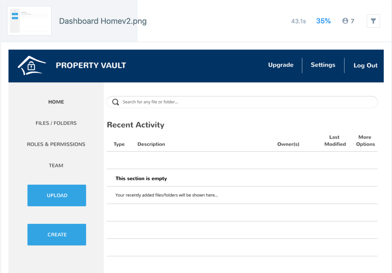 Desktop Dashboard Home A/B Test