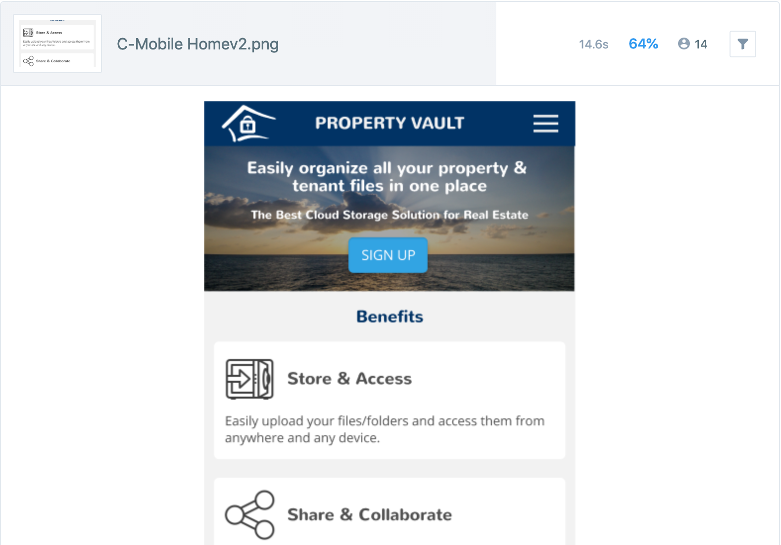 Desktop Dashboard Home A/B Test