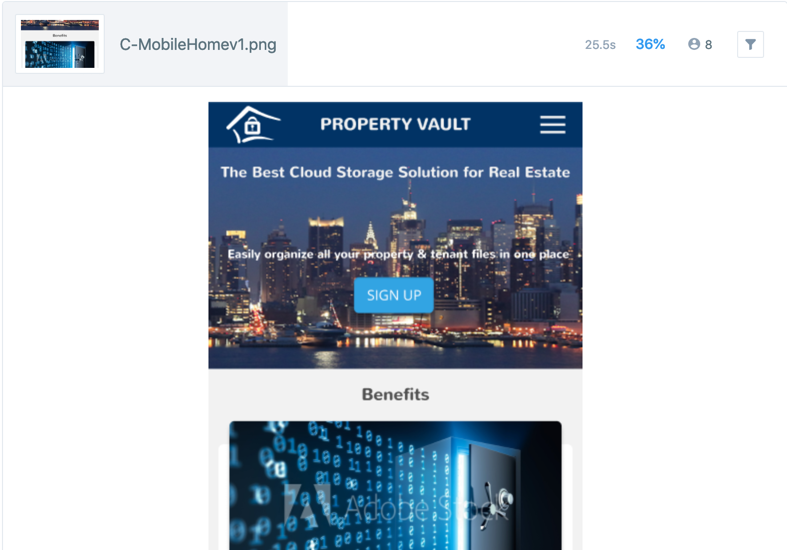Desktop Dashboard Home A/B Test